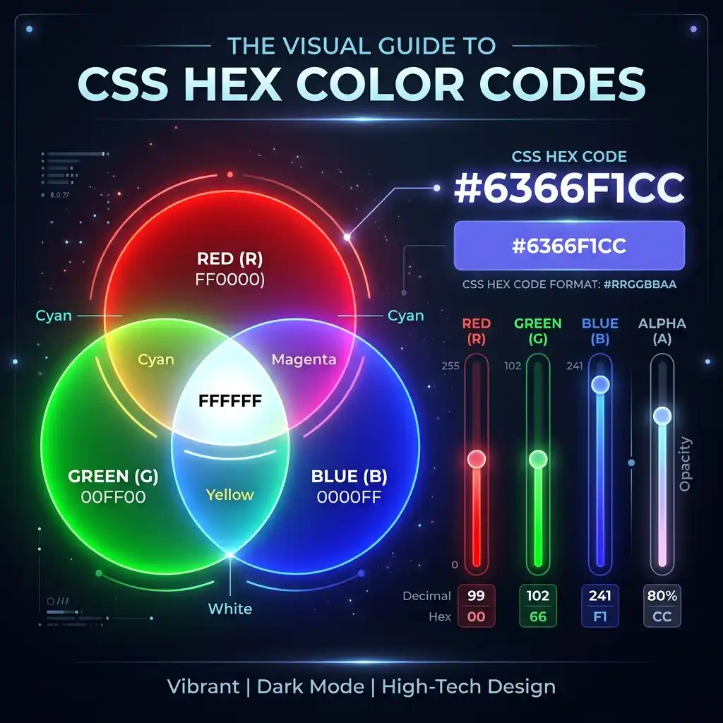 Hex Color Codes RGB Representation